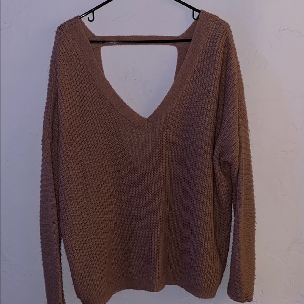 Pink sweater